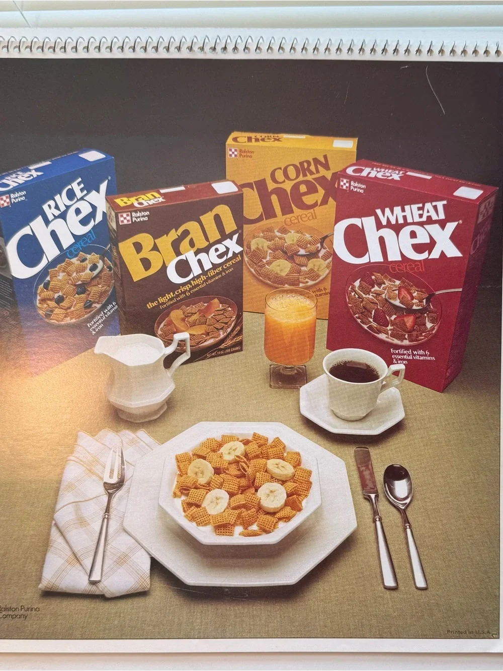 Cereal Calendar of Creative Cooking 1979 – Vintage Orange Cover